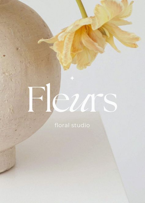 One Word Logo Design, Flowers Shop Logo Design, Flowershop Logo Ideas, Logo Flowers Design, Floral Design Branding, Flower Company Branding, Florist Design Branding, Logo Design Flower Shop, Flower Shop Graphic Design