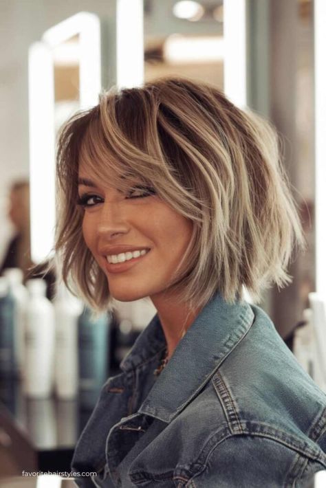 40 Best Short Hairstyles For Thick Hair Short Hairstyles Women Thick Hair, Best Short Haircuts For Thick Wavy Hair, Short Hairstyles Women Over 40 New Looks, Thick Hair Bobs Medium, Short Bob For Thick Wavy Hair, Bob Haircuts For Thick Wavy Hair, Lightly Layered Bob, Short Hair For Thick Hair Women, Course Hairstyles For Women