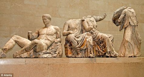 Greece has decided to ban a standard school textbook that is more than a decade old because it strays from the country’s current official line over the Elgin Marbles Elgin Marbles, Greek Statues, Luxor Egypt, Ancient Sculpture, The British Museum, Marble Statues, Greek Art, British Library, British Museum