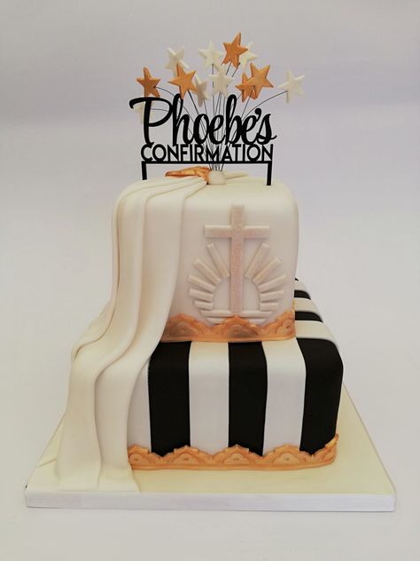 Confirmation cake Cake Confirmation, Confirmation Ideas, Confirmation Cake, Dessert Table Ideas, Confirmation Cakes, Cake Cake, Table Ideas, Dessert Table, Cake Desserts