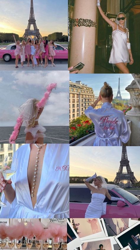 Bachelorette Party In Paris, Paris Hen Do Outfit, Bachelorette Party In Italy, Paris Bachelorette Party Ideas, Bachelorette Inspo Vegas, Hen Do Paris, Bachelorette Party Paris, Bachelorette In Paris, Paris Themed Bachelorette Party