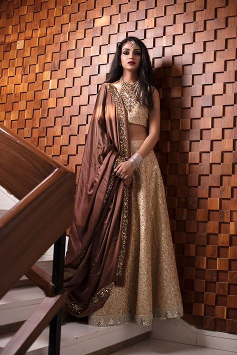 Nota fan of monotone? Not on a right page  #wedding #fashionphotography #fashionblog #cocktaildress #lehengacholi #style #weddingdress #weddingday #creamlehenga #brownlehenga Page Wedding, Lehenga Designs, Wedding Outfits, Lehenga Choli, White Canvas, Wedding Outfit, Lehenga, Fashion Blog, Fashion Photography