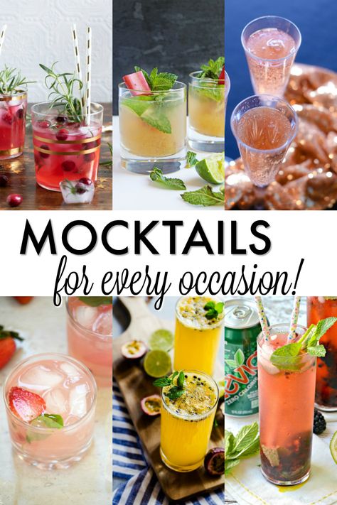 There's always a reason to celebrate, and a drink for every celebration! Here are some of the best mocktails recipes, non alcholic for any occasion! Cheers #mocktails #nonalcoholic Best Mocktail, Mocktails Non Alcoholic, Mocktails Recipes, Best Mocktails, Easy Mocktail Recipes, Virgin Cocktails, Mocktail Drinks, Alcholic Drinks, Alcohol Free Drinks