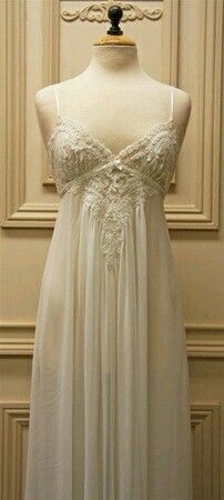 La Boutique Elegant Nightwear, Wedding Nightgown, Bridal Nightgown, Wedding Night Lingerie, Sweet Photo, Pinterest Wedding, Night Gowns, Honeymoon Lingerie, Vintage Nightgown