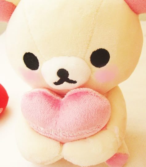 ❤ Blippo.com Kawaii Shop ❤ Heart On, Cute Pink, We Heart It, Teddy Bear, Lost, Pink, White, Kawaii