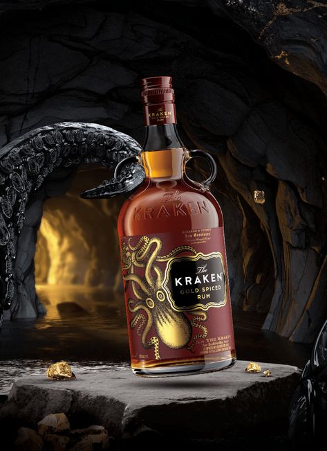 Kraken Rum, Golden Treasure, Honda Super Cub, Super Cub, The Kraken, Online Sweepstakes, Alcohol Bottles, Deus Ex Machina, Spiced Rum