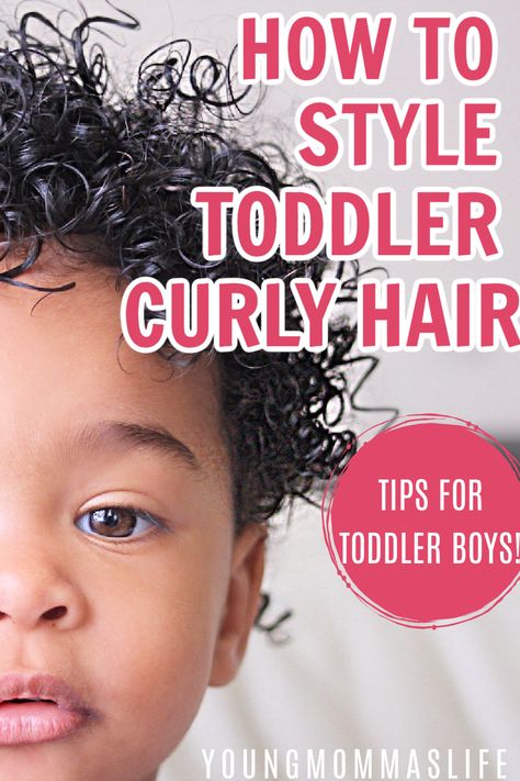 Are you looking for toddler curly hair care tips to style and maintain the beautiful curls that your girl or boy has? If so, then keep reading these tips on how to style toddler curly hair. Whether your toddler has long or shot hair these tips will be very helpful. I will also be mentioning a few safe products to use on your toddlers so please keep reading. Toddler Tips Haircut For Toddler Boys With Curly Hair, Haircuts For Little Boys With Curly Hair, Curly Hair Cuts For Toddler Boys, Haircuts For Toddler Boys With Curls, Baby Boy Curly Hairstyles, Curly Hair Toddler Boy Haircut, Little Boy Curly Haircut Toddlers, Toddler Curly Hairstyles Boy, Baby Boy Curly Haircut