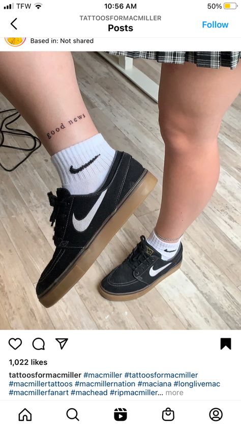 Max Miller Tattoo Ideas, Good News Tattoo Mac Miller, Good News Tattoo, Max Miller Tattoo, Mac Miller Inspired Tattoos, Patch Work Tattoos, Mac Miller Tattoos, New Mac, Badass Tattoos