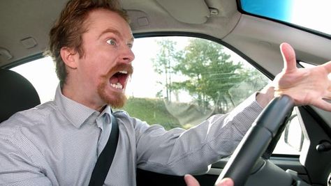 The 5 Stages Of Road Rage Ios Music Player, Teen Driver, Demotivational Posters, Road Rage, Pet Peeves, Drive Me Crazy, Driving School, Ted Talks, Music Players