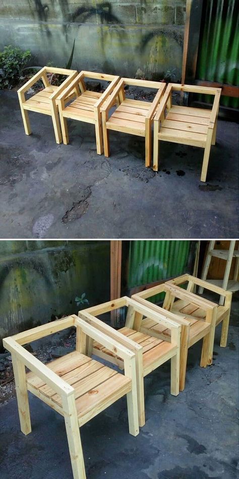 Pallet Chair, Pallet Garden Furniture, Pallet Decor, Diy Wooden Projects, Wooden Pallet Projects, Pallet Outdoor, Diy Garden Furniture, Wood Pallet Projects, Pallet Furniture Outdoor