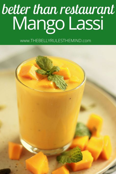 Vegan or not, you are going to love this smoothie-like Vegan Mango Coconut Lassi even more than the restaurant Mango Lassi. Try it yourself!!! Guess what? All you need is 5 simple ingredients plus it's naturally sweetened. Kickstart your day with this delicious Lassi, enjoy it on the side with your meal or simply wow your guests. You are sure to fall in love with this recipe. Vegan Mango Lassi, Mango Lassi Recipes, Mango Lassi, Best Vegetarian Recipes, Mango Recipes, Mango Coconut, Delicious Vegetarian, Yummy Eats, Raw Food