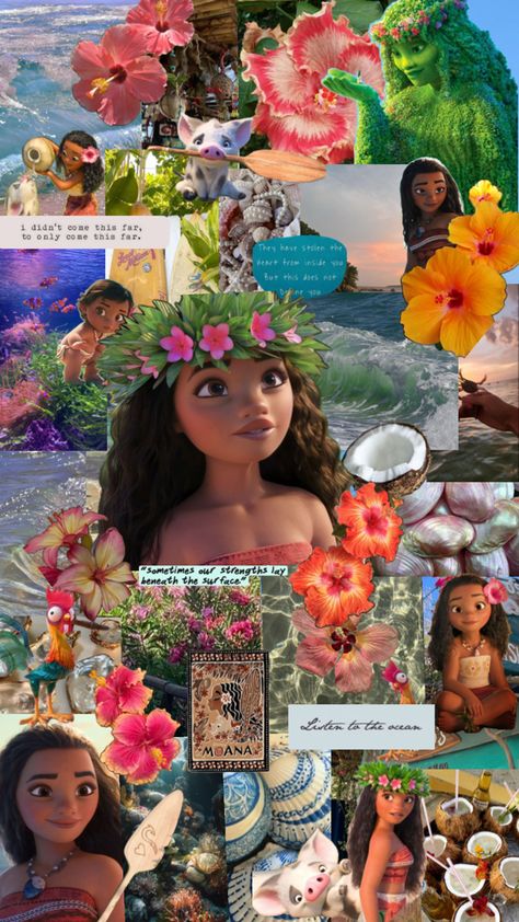 Moana Wallpaper Iphone, Disney Moana Art, Moana Disney, Disney Princess Moana, Pretty Wallpaper Ipad, Iphone Wallpaper Preppy, Disney Princess Movies, Cute Summer Wallpapers, Wallpaper Iphone Summer