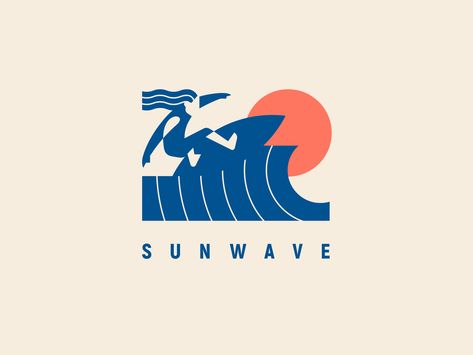 Surfing Logo, Surf Logo, Wave Logo, Water Logo, Waves Logo, Surf Design, Logo Design Ideas, Surfing Waves, Design Jobs