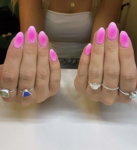 Simple Festival Nails, Nails Colorful French Tip, Bridesmaid Prep, Ora Nails, Colorful French Tip Nails, Square Summer Nails, Summer Nails 2020, Spring Nail Sets, Pink Aura Nails