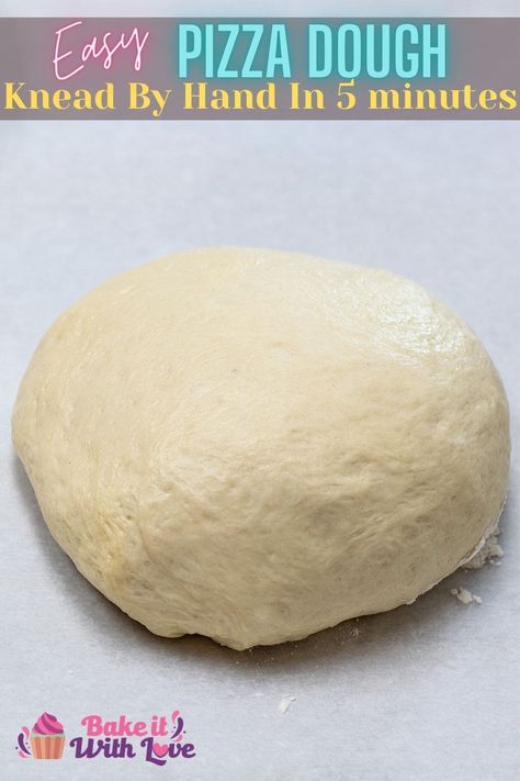 My easy, homemade pizza dough recipe makes the most delicious pizza you’ll ever taste! This dough turns six easy ingredients into a deliciously chewy and crispy handmade pizza crust that will leave you wondering why you ever ordered delivery! BakeItWithLove.com #bakeitwithlove #pizzadough #best #recipe #homemade Handmade Pizza Dough Recipe, Handmade Pizza Dough, Handmade Pizza, Making Pizza Dough, Easy Pizza Dough, Making Homemade Pizza, Homemade Pizza Dough, Delicious Pizza, How To Make Pizza