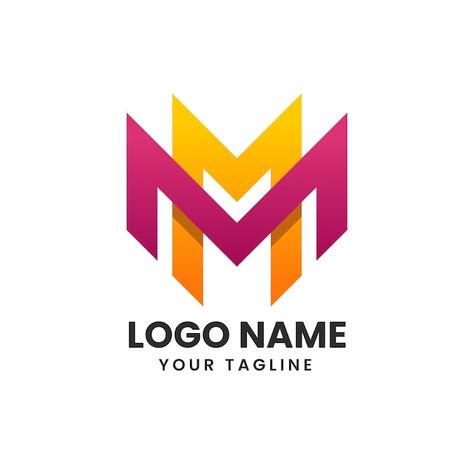 Letter mm creative logo design | Premium Vector #Freepik #vector #letter-logo #logo-illustration #logo #style-logo Mm Logo Design, Logo Design Letter, Mm Logo, Creative Logo Design, M Logo, Logo Letter, Logo Design Creative, Fashion Logo, Creative Logo