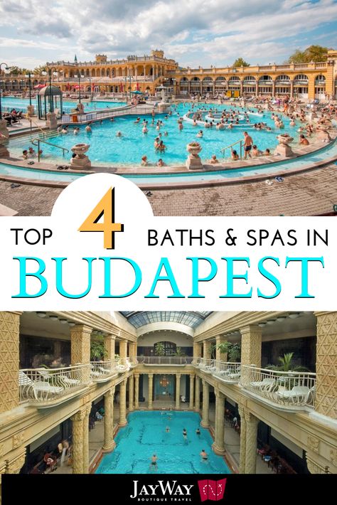 No visit to Budapest, Hungary is complete without a leisurely soak at one of the city’s legendary baths. Whether you’re going for a full range of massages and wellness treatments at one of the best spas in Budapest, or just stopping in for a steam and a quick dip, there is something for everyone. Check out the best Budapest baths, which of course includes the Szechenyi Baths and more! #budapest #baths #spas #spa #hungary #wellness #Szechenyi #gellertspa Budapest Baths, Szechenyi Baths, Budapest Spa, Indoor Spa, Quick Dip, Budapest Travel, Thermal Bath, Best Spa, Food Tips