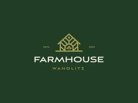 Farmhouse Logo Design, House Logo Design Creative, Farmhouse Branding, Nonprofit Logo, Homestead Logo, Farmhouse Logo, Rustic Logo Design, Horse Logo Design, Farm Logo Design