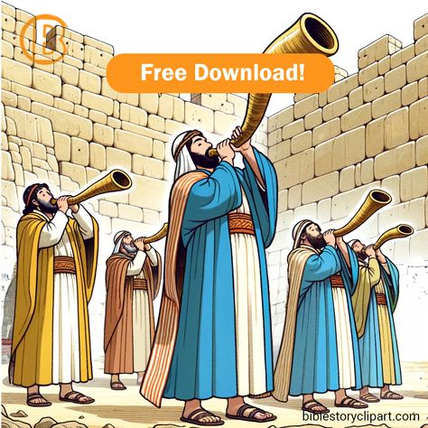 Joshua and the walls of Jericho Joshua And Jericho Craft, Joshua And Jericho, Jericho Bible, Drawing Bible, The Walls Of Jericho, Battle Of Jericho, Bible Clipart, Book Of Joshua, Walls Of Jericho