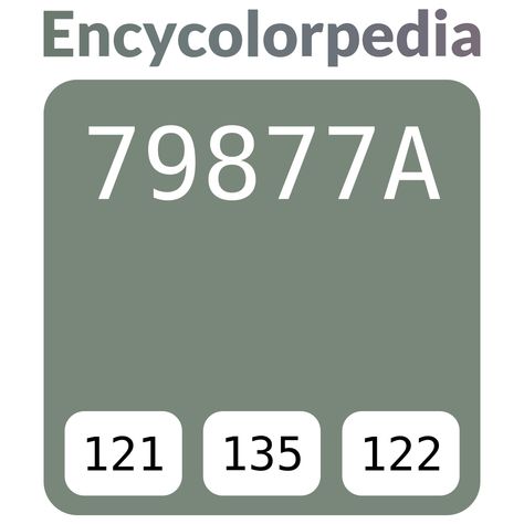 Farrow & Ball Castle Gray / 92 / #79877a Hex Color Code Cloverdale Paint, Munsell Color System, Pittsburgh Paint, Farrow & Ball, Porter Paint, Crown Paints, Oval Room Blue, Kelly Moore, Valspar Paint