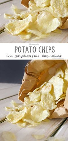 These Homemade Potato Chips are so easy to make. Just potatoes, salt & your microwave is all you need. No oil, better for you, simple & so delicious too. on kleinworthco.com #BeholdPotatoes AD @potatogoodness Homemade Potato Chips Recipe, Homemade Potato Chips, Indulgent Recipes, Potato Chip Recipes, Amazing Recipes, Snack Ideas, So Delicious, Potato Chips, Side Dish Recipes