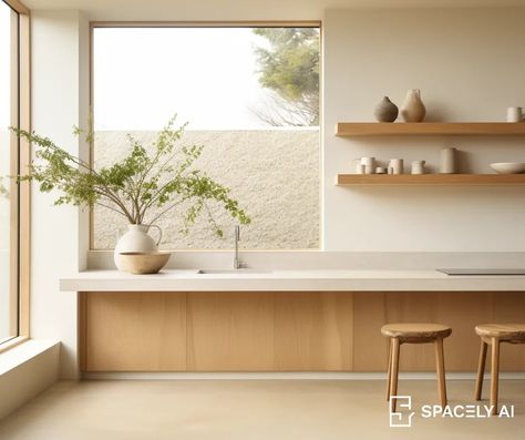 Japandi interior design | Spacely AI Cozy House Exterior, Modern Japanese Interior, Japandi Interior Design, Japandi Design, Japandi Interior, Japanese Interior Design, Modern Cozy Living Room, Japanese Interior, Cozy Interior