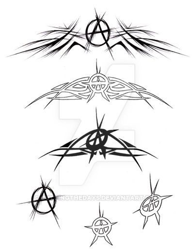 Anarchist Tattoo, Anarchy Tattoo, Trill Art, Bestie Tattoo, Raven Tattoo, Sketch Tattoo Design, Spiritual Tattoos, Tattoo Style Drawings, Symbol Tattoos