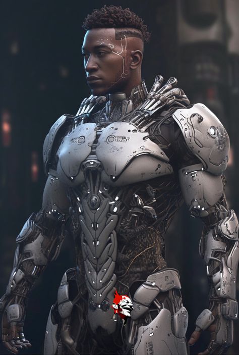 Futuristic African Warrior, Building Reference, Black Heroes, Black Superheroes, Tactical Armor, Black Men Fashion Urban, Batman Armor, Mecha Suit, Futuristic Armour