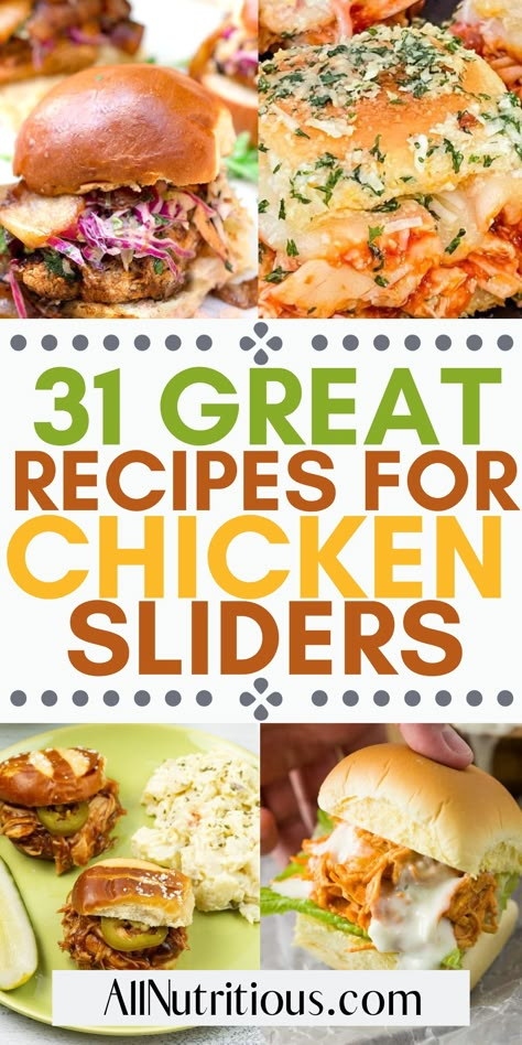 Sliced Chicken Sliders Recipes, Party Slider Recipes, Gameday Chicken Recipes, Hawian Roll Sliders Chicken, Chicken Party Recipes, Slider Recipes Hawaiian Rolls Chicken, Canned Chicken Sliders Recipes, Slider Recipes Chicken, Finger Foods With Chicken