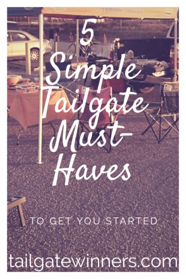 Small Tailgate Ideas, Country Concert Tailgate Ideas, Tailgate Must Haves Football Season, How To Tailgate Like A Pro, Tailgating Must Haves, Fun Tailgate Ideas, Tailgate Essentials Football Season, Tailgate Setup Ideas Football, Simple Tailgate Food