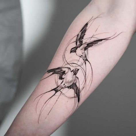 Scissor Tailed Flycatcher Tattoo, Scissortail Flycatcher Tattoo, Bird Arm Tattoo, Golondrinas Tattoo, Sparrow Tattoo Design, Swallow Bird Tattoos, Underarm Tattoo, Bird Tattoos For Women, Vogel Tattoo