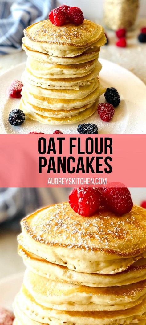 Oat Flour Pancakes Vegan, Vegan Oat Pancakes, Oatmeal Flour Pancakes, Baking Soda Pancakes, Oat Pancakes Vegan, Oat Pancake Recipe, Vegan Protein Pancakes, Oat Flour Pancakes, Oat Flour Recipes