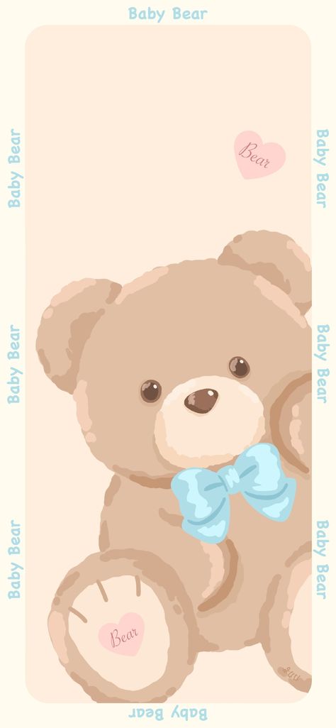 Teddy Bear Wallpaper, Jelly Wallpaper, Cocoppa Wallpaper, Disney Phone Wallpaper, Iphone Homescreen Wallpaper, Wallpaper Iphone Disney, Aesthetic Things, Graphic Wallpaper, Bear Wallpaper