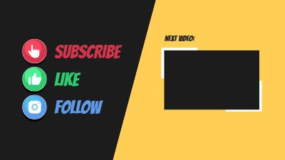 Free and Customizable YouTube End Screen Templates - Snappa Youtube End Screen Template, Youtube End Screen, Dollar Photo, Craft Templates, Youtube Banner Design, Iphone Wallpaper Stills, Logo Design Video, Photo Fun, How To Get Followers