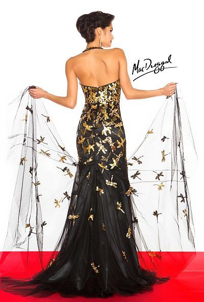 MacDuggal Dragonfly Halter Mermaid Dress 85199R - French Novelty Dragonfly Wedding Dress, Dragonfly Wedding Theme, Halter Mermaid Dress, Bernardo Y Bianca, Dragonfly Clothing, Dragonfly Wedding, Mac Duggal Prom Dresses, Mac Duggal Prom, Dragonfly Decor