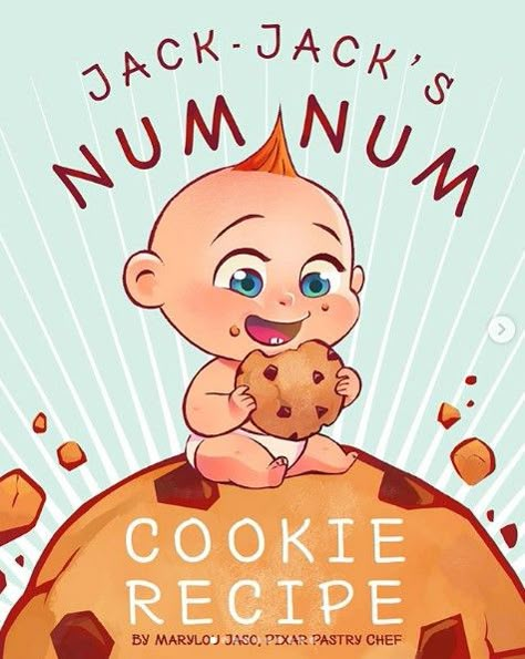 Jack Jack Cookies, Jack Jack Num Num Cookies, Jack Jack Cookie Num Num Recipe, Disney Chocolate Chip Cookies, Disney Baking Recipes, Disney Food Recipes, Disney Baking, Disney Inspired Food, Disney Deals