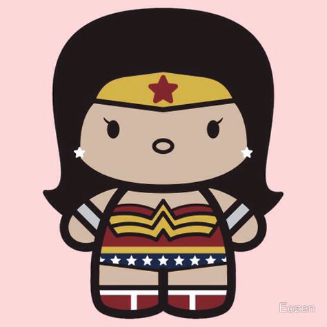 Adorable! Wonder Woman Tattoo, Baby Avengers, Woman Tattoo, Beach Icon, Hello Kitty Art, Hello Hello, Ghost Rider, Happy Valentine's Day, Happy Valentine's