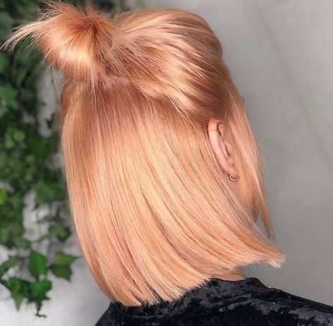 Strawberry Blonde Hair Color, Peach Hair, Ombre Blonde, Best Hair Salon, Strawberry Blonde Hair, Hair Salons, Strawberry Blonde, Gold Hair, Ginger Hair