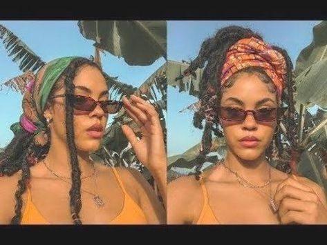 Faux Locs Tutorial, Locs Tutorial, Faux Locs Styles, Tutorial Hairstyles, Headwrap Hairstyles, Head Wrap Styles, Hair Wrap Scarf, Faux Locs Hairstyles, Hair Scarf Styles