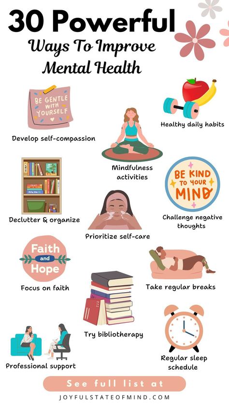 Well Being Journal, How To Take Care Your Mental Health, How To Get Peace Of Mind, Tips To Improve Mental Health, Good Mental Health Tips, How To Take Care Of Your Mental Health, Mental Health Habits, Mental Wellness Activity, How To Improve Mental Health