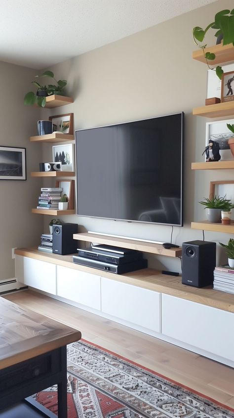 Living room tv wall ideas