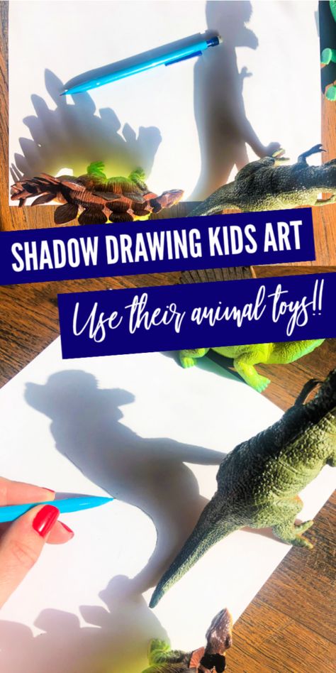 Shadow Crafts Preschool, Shadow Art Preschool, Shadow Activities For Kids, Shadow Drawing Preschool, Shadow Art Painting, Shadow Art Drawing, Prek Shadow Activities, Shadow And Reflection Preschool, Shadow Stem Activities