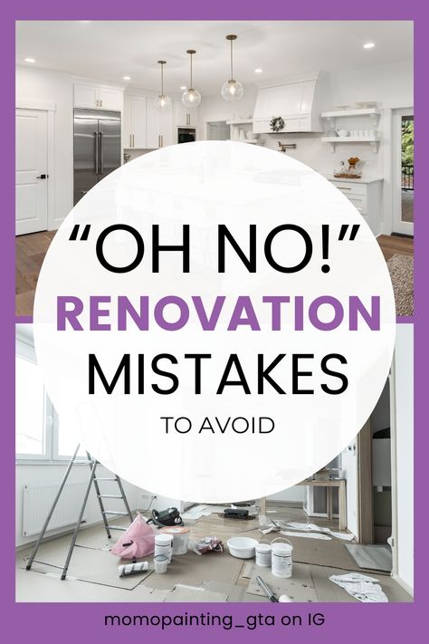 You should avoid these mistakes! #BenjaminMoore #InteriorPainting #ExteriorPainting #HomeRenovation #Tips #homeinspo #AccentWalls #CabinetRefinishing #TorontoHomes #renovationproject #housemakeover #budgetfriendly #tips #hacks Exterior Color Ideas, Home Transformation, Refinishing Cabinets, Benjamin Moore, Home Reno, Renovation Project, Interior Paint, Exterior Paint, Exterior Colors