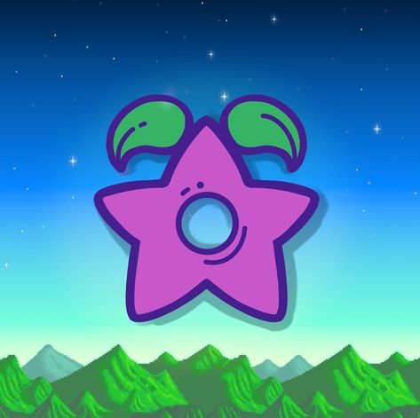 Stardrop Stardew, Stardew Valley Inspired Tattoo, Stardew Valley Stardrop, Stardew Valley Watercolor, Jumino Stardew Valley Tattoo, Stardew Valley Drawings, Stardew Valley Tattoo Ideas, Stardew Valley Painting, Junimo Tattoo Stardew Valley