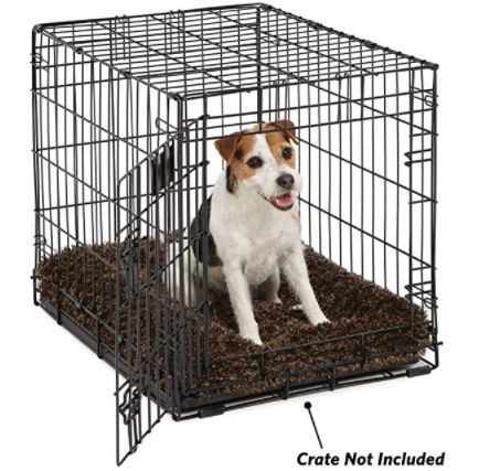 ULTRA PLUSH PET BED | Coco Chic deluxe dog bed & cat bed works great as a stand-alone pet bed or can be used inside a 24-inch long dog crate to create a comfortable pet home PERFECT PET BED FOR SMALL BREEDS | Ideal for dog & cats weighing 11-25 pounds, this pet bed measures approximately 23L x 18W x 2.5H - Inches CREATE A COZY DEN FOR YOUR PET | Ultra-soft synthetic pet bed provides additional comfort to your dog's crate further enticing them to love using their crate Fleece Pet Bed, Stylish Dog Beds, Plush Dog Bed, Dog Remedies, Wire Dog Crates, King Or Queen, Wet Dog Food, Dog Beds, Plush Dog