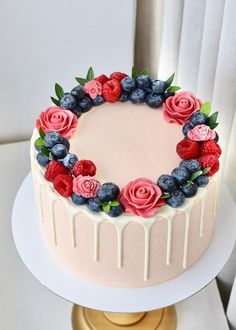 Cake Ideas Vintage, Cakes Decorated, Desserts Cake, Recipes Cake, Cake Decorating Ideas, Ideas Vintage, Cake Decor, Cake Cake, Vintage Cake