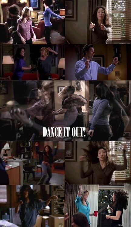 Cristina Yang and Merdith Grey "dance party" Grey's Anatomy Greys Anatomy Dance It Out, Dance It Out Greys Anatomy, Grey's Anatomy Wallpaper Iphone, Anatomy Wallpaper, Party Quotes Funny, Greys Anatomy Episodes, Hard Dance, Greys Anatomy Funny, Party Quotes