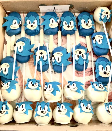 Sonic Desserts, Sonic Birthday Parties, Sonic Party, Funko Pop Dolls, Sonic Birthday, Minecraft Bedroom, Pop Dolls, Sweet Table, Lucca