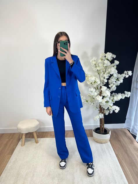 Ensemble Blazer, Blazer Bleu, Blazer