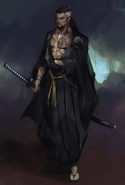 Samurai Concept, Guerriero Samurai, Ronin Samurai, Samurai Artwork, Heroic Fantasy, Samurai Art, Fantasy Warrior, Arte Fantasy, 판타지 아트